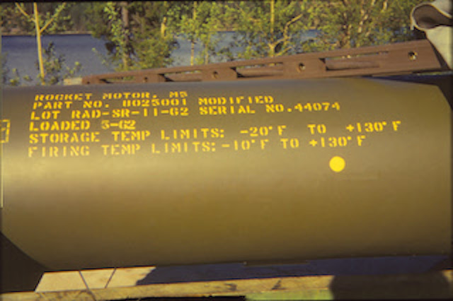 Nike Ajax sounding rocket booster